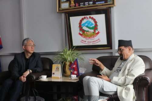 Dr Mahat Meets ADB DG