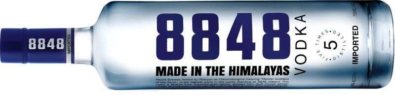 8848 Vodka Bottled with Superior Quality