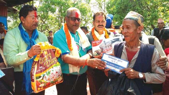Chaudhary Foundation Provides Homes for Quake Victims