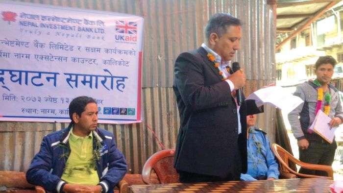 NIBL Extension Counter in Kalikot