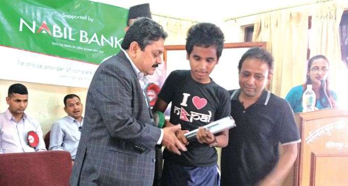 Nabil Supports Visually Impaired Students
