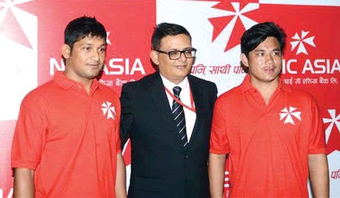 NIC Asia Supports Cricket Players Rijal and Tamang