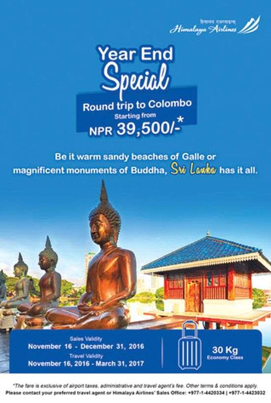 Himalayan Airlines 'Air and Special' Offer