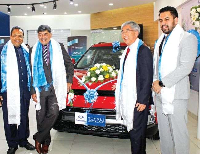 Exclusive SsangYong Showroom at Naxal