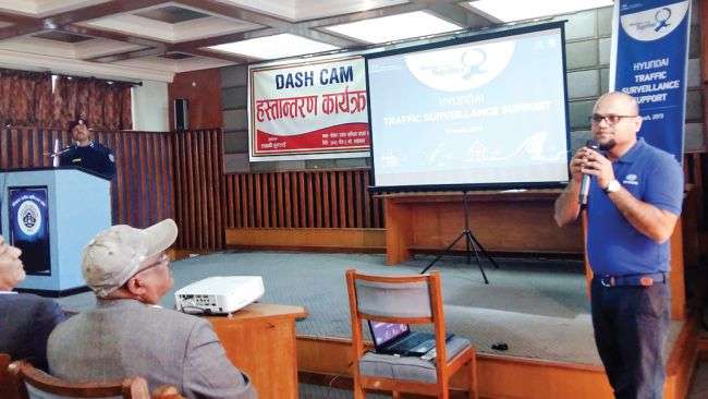 Laxmi Hyundai's Support to Kaski Police
