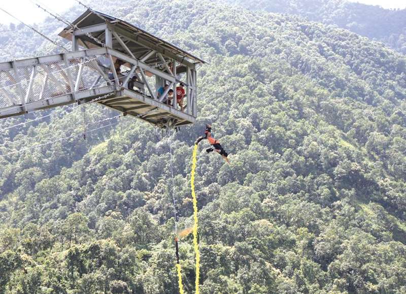 Full Moon Bungee Jump in Pokhara 