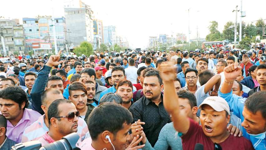 Builders and Contractors Protest the Killing of FCAN Chairman