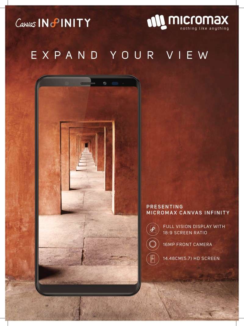 Micromax Launches Canvas Infinity