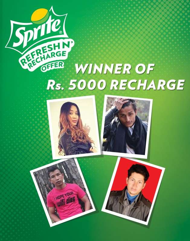 Winners of Sprite Refresh N Recharge Offer Announced
