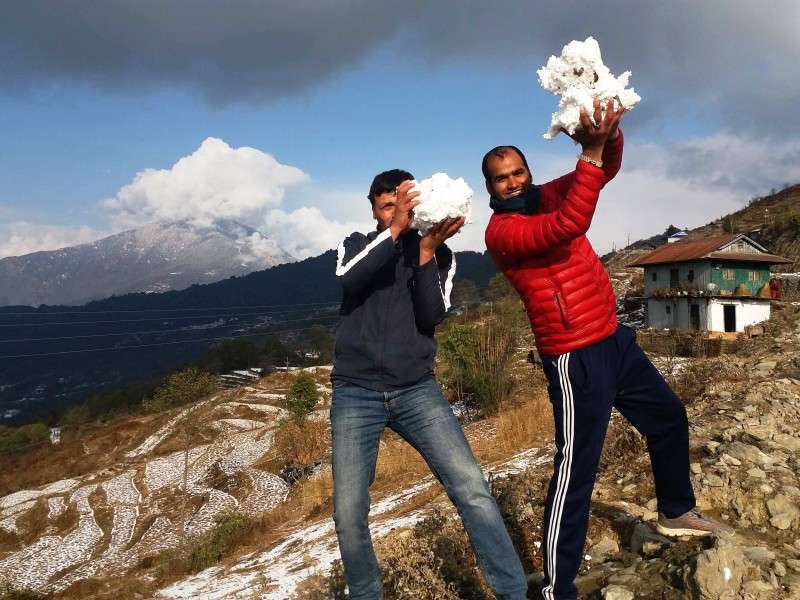 Snowfall in Taplejung Again