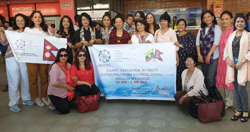 Nepali Women Entrepreneurs in Myanmar for Exhibition