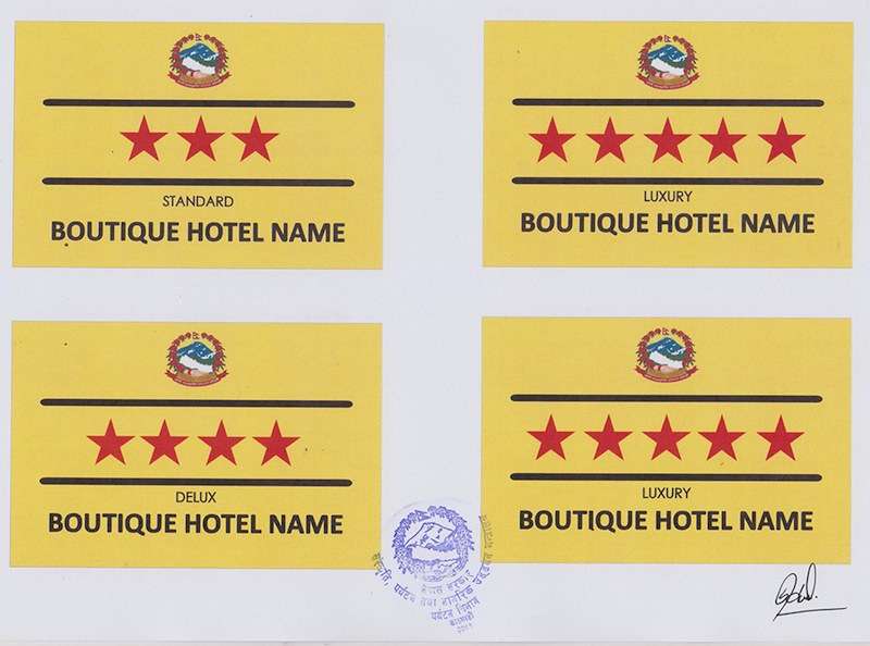 Tourism Ministry Allocates Signs to Hotels Based on their Category 