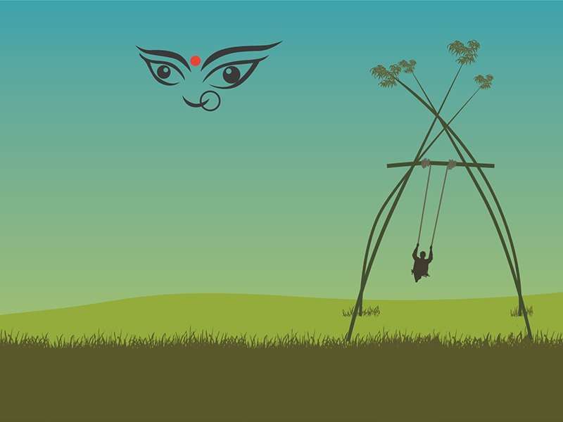 Nepalis Observe Ninth Day of Dashain 