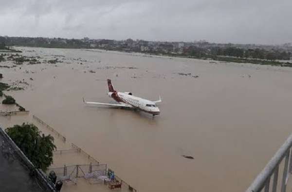 Flood Inundates Biratnagar Airport, Making Flights Uncertain