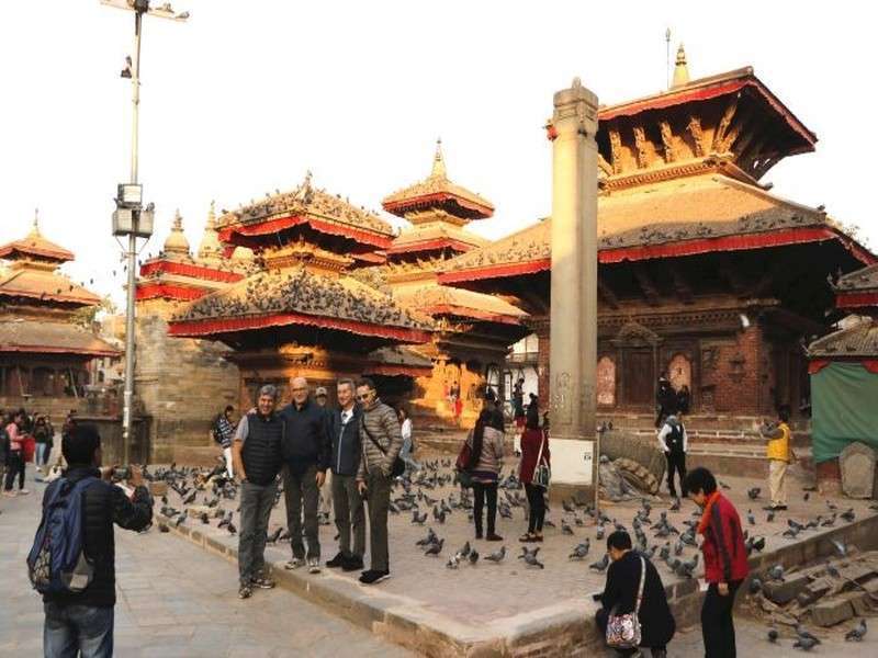 Number of Foreign Tourists Increasing at Hanumandhoka  
