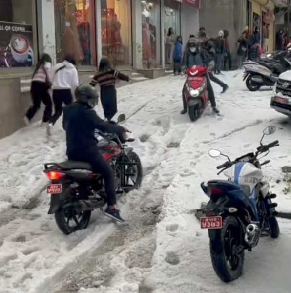 Massive Hailstorm Affects daily life in Pokhara, Crops Damaged   