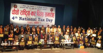 Outstanding taxpayers felicitated