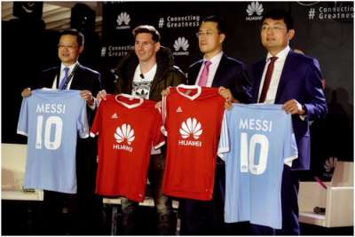 Huawei names Messi as new global brand ambassador