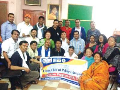  Mulmi becomes Chairman of Lions Club of Pokhara Aagan