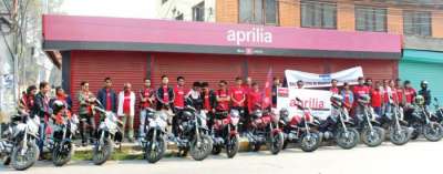 Aprilia Owner's Ride Concluded with Motorcycle Gymkhana
