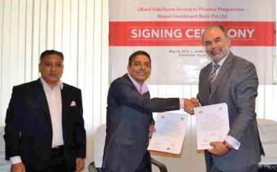 Agreement between Sakchyam and NIBL
