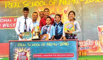 Stepping Stone Won Dabur School Far-western Final