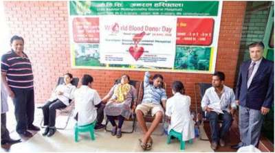 Blood Donation of Kantipur Dental College