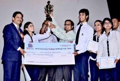 DCX Awards DCX University Trading Challenge Cup Winners