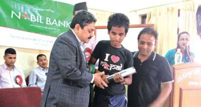 Nabil Supports Visually Impaired Students