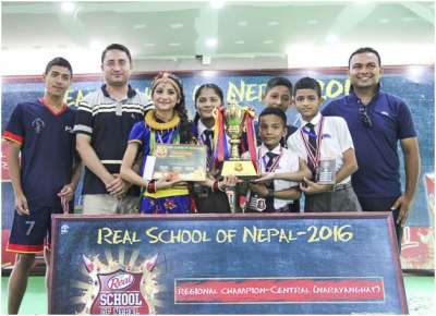 Sainik Awasiya Central Regional Winner of Real School of Nepal 2016