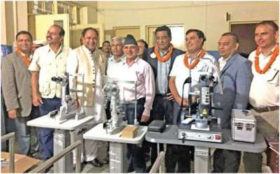 Lions Club provides Equipment to Gaur Eye Hospital 