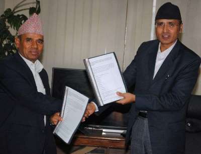 NTC and DHM Sign agreement to send SMS Alert on Weather-related Disasters