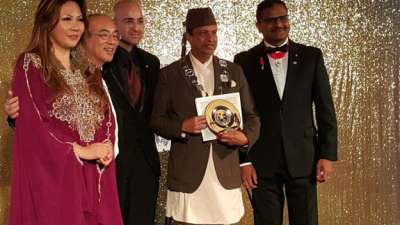 Binod Chaudhary Awarded 'Asian Man of the Year'    