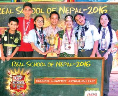 Galaxy Public School in 'Real School of Nepal' Finals