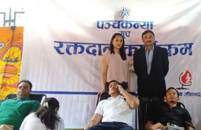 Panchakanya Group Organises Blood Donation Program