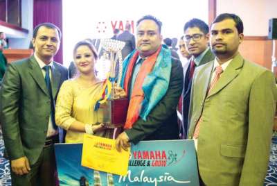 Nabin Auto Center Reclaims Yamaha Best Dealer Award