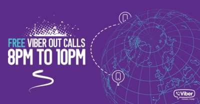 Viber Offer Free Out Calls to 52 Countries
