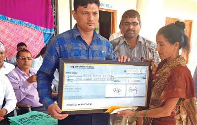 Tinau Bikas Bank Provides Insurance Amount