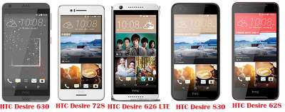 HTC Forays in Nepal with 5 Desire Phones