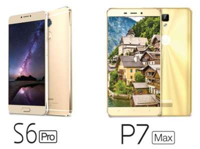 Gionee S6 Pro and P7 Max in the Market