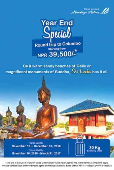 Himalayan Airlines 'Air and Special' Offer