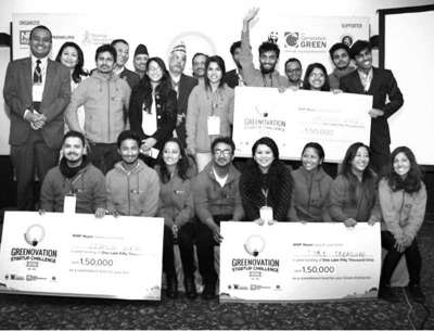 Greenovation Start-Up Challenge-2016: 4 Teams Announced Winners
