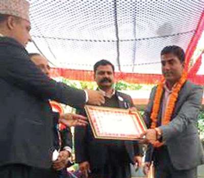 Manaslu Gets Felicitated