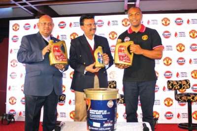 Gulf and Manchester United Co-Branded Synthetic Lubricants Launched