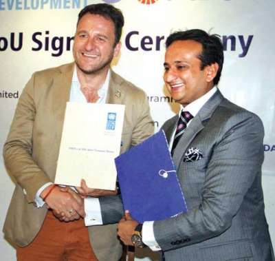Collaboration between UNDP and Chaudhary Foundation