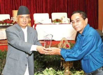 Butwal Power Receives Best Annual Report Award