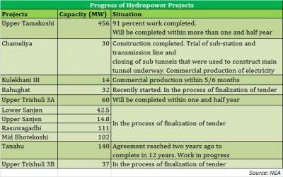 Energy Ministry Directs NEA to Finish Hydropower Projects on Time