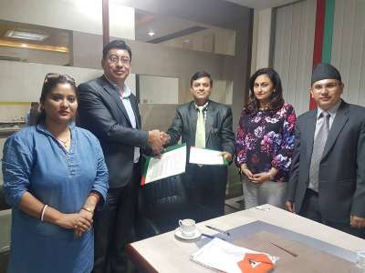 Boom Remittance signs agreement with Nepal Bangladesh Bank