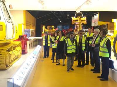 JCB's Customers Visit Main Plant in UK