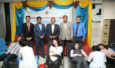 Kumari Bank Oraganises Blood Donation Programme